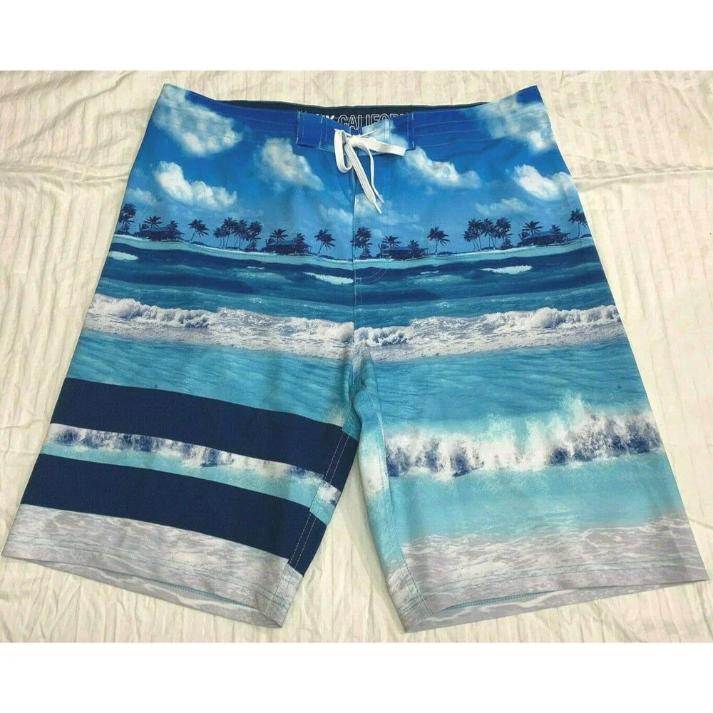 OLD NAVY CALIFORNIA MENS SWIM SHORTS SIZE 36